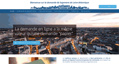 Desktop Screenshot of demandelogement44.fr